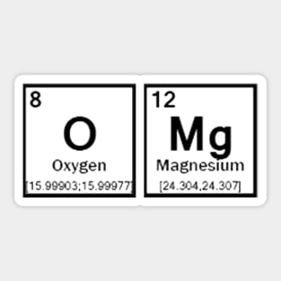 OMG - Periodic Table of the Elements Sticker